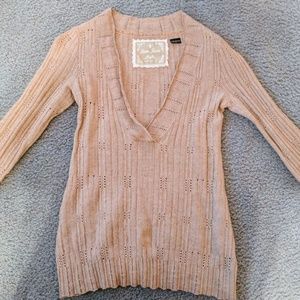 Womens Guess Wool/Cashmere Blend Sweater
